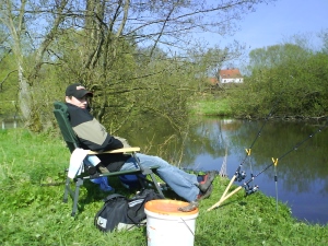 Zum erstenmal bei den Altfischern und den 4.Platz belegt - Matthias Christl