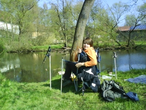 Jonas Ziegler fing an diesem schönen Frühlingstag auch nichts.