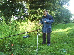 Jonas Ziegler- sein Fang reichte nicht für einen Podestplatz